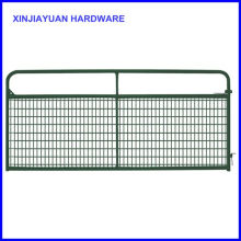 1-5 / 8 &quot;Tubular Frame Farm Gate Wire Mesh rempli pour bovins